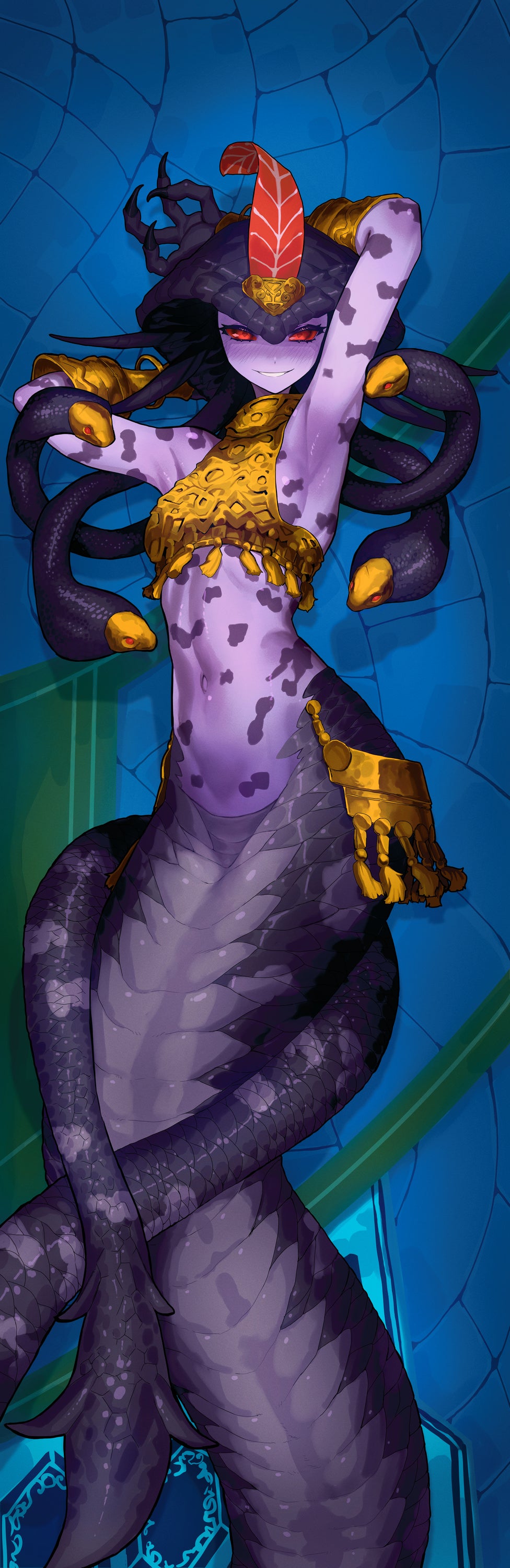 Melusine dakimakura front side